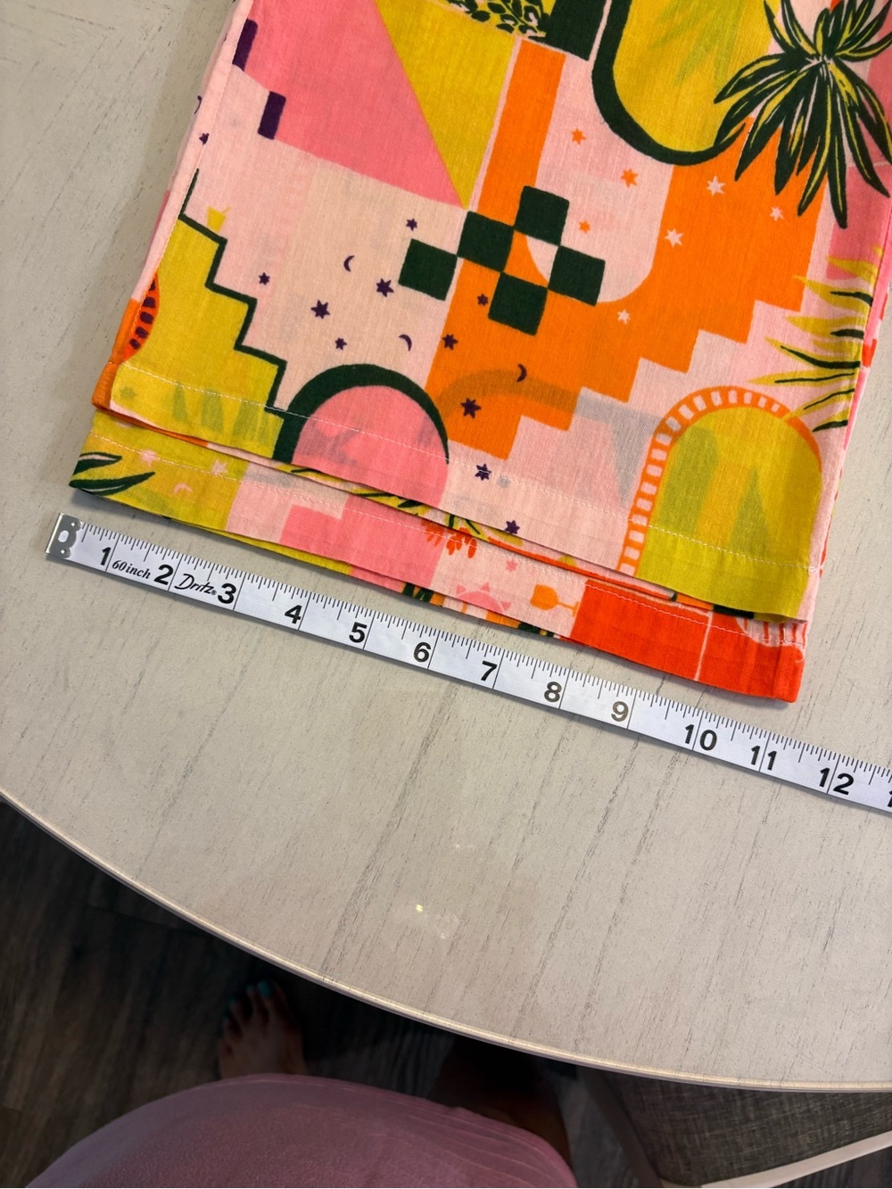 Haute Hippie Pink, Orange & Yellow Abstract Print Wide-Leg Pants SZ S - Picture 12 of 12